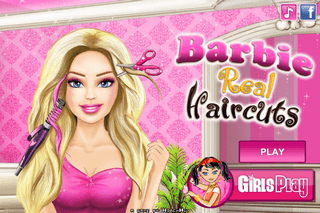 Игра Причёска для Барби