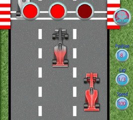 Флеш игра - Гонки формула