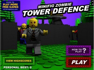 Игра Лего атака зомби