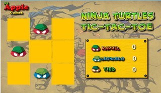 Игра Черепашки играют в крестики нолики