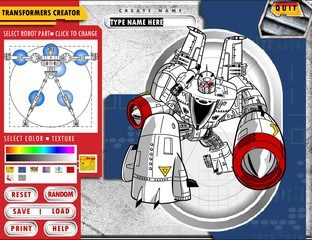 Флеш игра - Создай своего робота