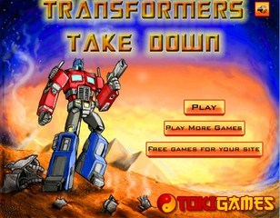 Флеш игра - Трансформеры атакуют