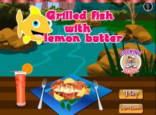 Игра Рыбный гриль с лимином