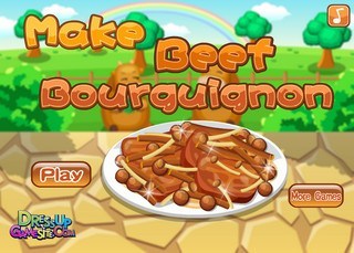 Флеш игра - Говядина в винном соусе