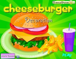 Флеш игра - Как приготовить чизбургер
