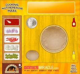 Игра Пицца оливки и перец чили