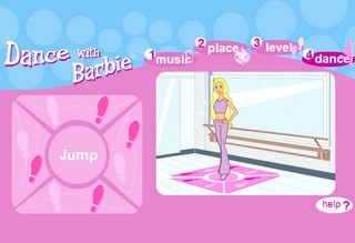 Игра Барби учится танцевать