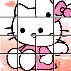 Флеш игра - Кошечка кити головоломка